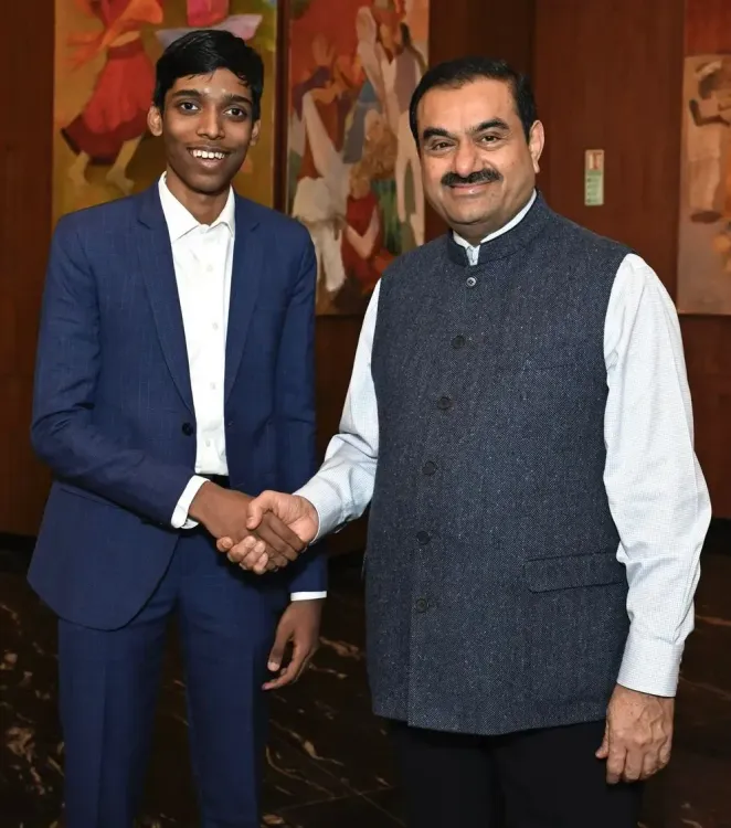 क्या गौतम अदाणी ने प्रज्ञानंद की ग्रैंड शतरंज टूर फाइनल में जगह बनाने पर तारीफ की?