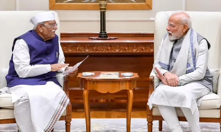 क्या राजस्थान के राज्यपाल हरिभाऊ बागड़े ने पीएम और राष्ट्रपति से मुलाकात की?