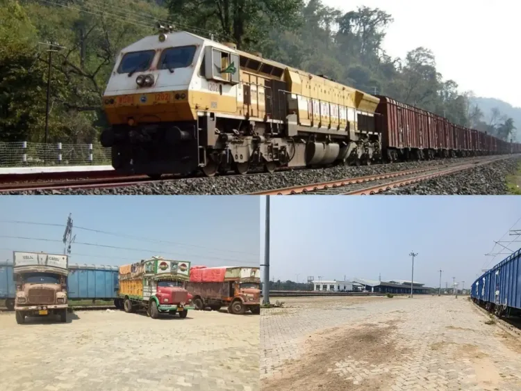 Historic Achievement: First Freight Train Arrives at Tripura Terminal