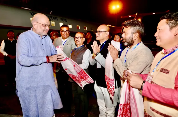 Union Home Minister Amit Shah Commences Three-Day Visit to Assam with Multiple Engagements