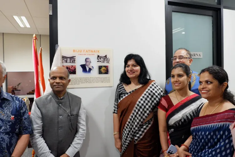 How is Biju Patnaik's Legacy Honored by BJP MP Aparajita Sarangi in Indonesia?