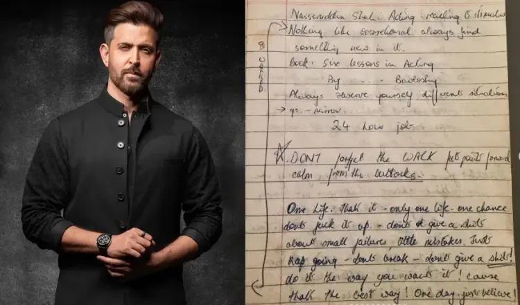 Hrithik Roshan Reveals Insights from His Yellow Diary Celebrating 25 Years of ‘Kaho Naa... Pyaar Hai’