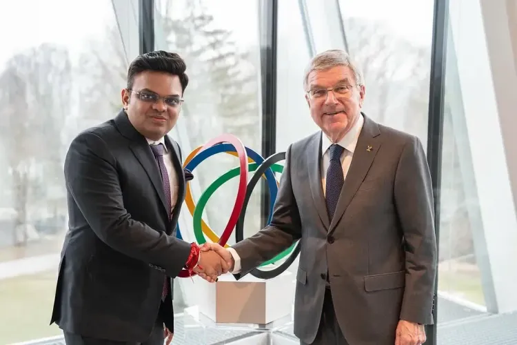 ICC Chair Engages with IOC President on LA 2028 Cricket Initiatives