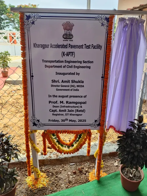 Has IIT Kharagpur Unveiled India's First Academic Accelerated Pavement Test Facility?