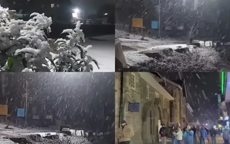 Historic Early December Snowfall Hits Shimla After Decades