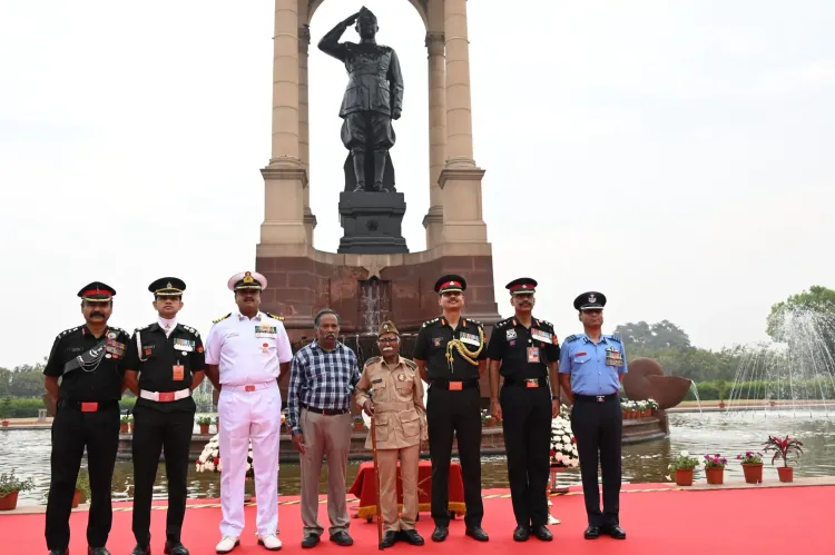 INA Veteran Celebrates His Centenary with Tributes at National War Memorial
