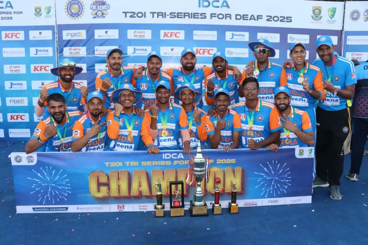 India Secures Tri-Series Title for Deaf with Seven-Wicket Victory Over Australia