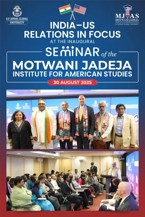 What Is the Focus of India-US Relations at the Inaugural Seminar of the Motwani Jadeja Institute for American Studies?
