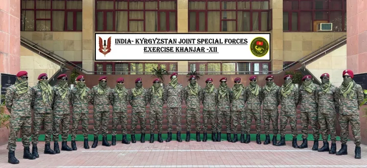 Indian Army Team Sets Off for Joint Exercise in Kyrgyzstan