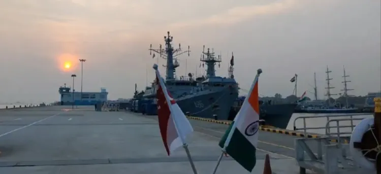 How Did Indian Navy Ships Strengthen Maritime Ties in Singapore?