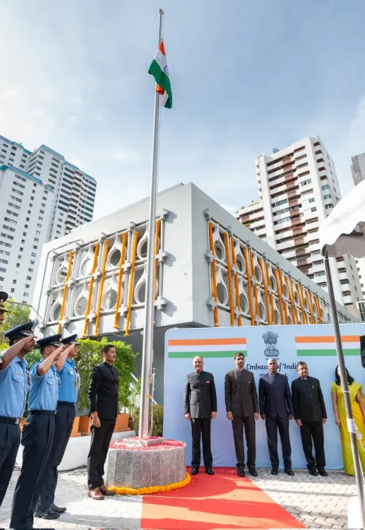 How is India’s 79th I-Day celebrated worldwide?
