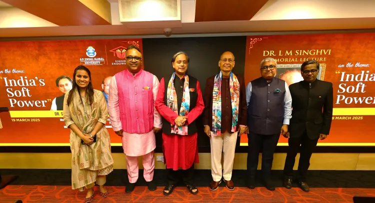 Shashi Tharoor Explores India’s Soft Power at Dr. L.M. Singhvi Memorial Lecture