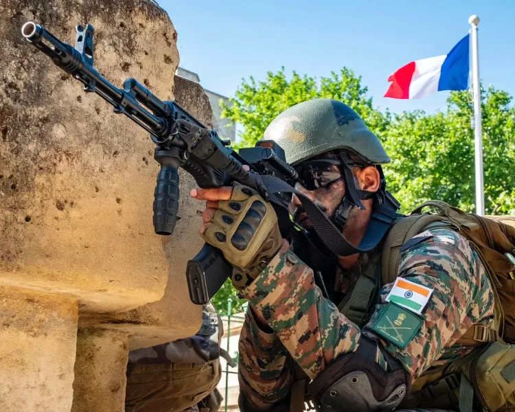 What did the Indo-French joint military exercise 'Shakti 2025' achieve?