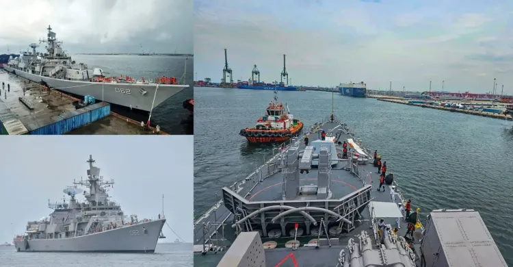 INS Mumbai Engages in Multinational Exercise La Perouse