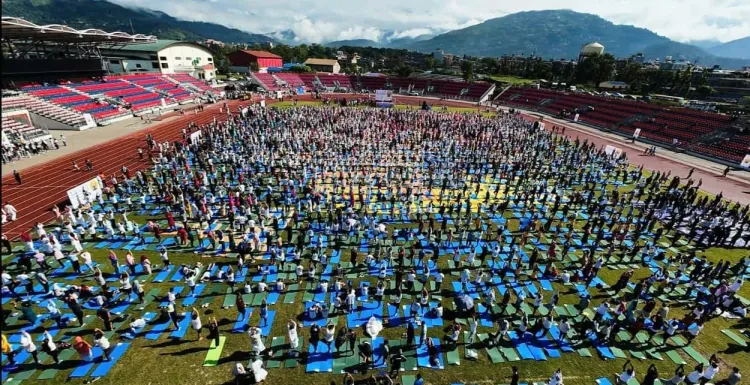 How is International Yoga Day Celebrated Across Nepal?