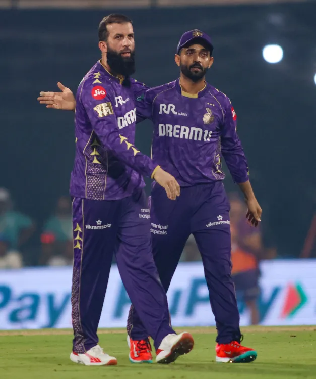 IPL 2025: KKR Opts to Bowl First, Gurbaz and Moeen Join Against GT