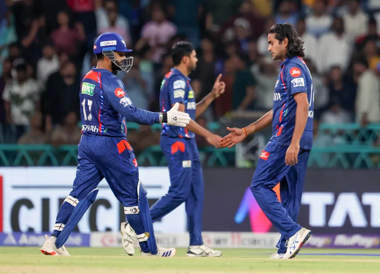 IPL 2025: Pant and Digvesh Singh Face Sanctions After LSG's Narrow Victory Against MI