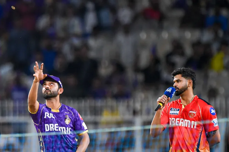 IPL 2025: Rovman Powell and Chetan Sakariya Make Their Debuts for KKR as PBKS Choose to Bat
