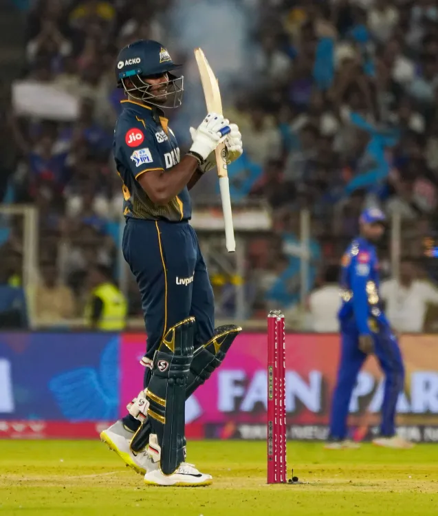 IPL 2025: B. Sai Sudharsan's 63 Helps GT Reach 196/8 Despite MI's Late Wickets