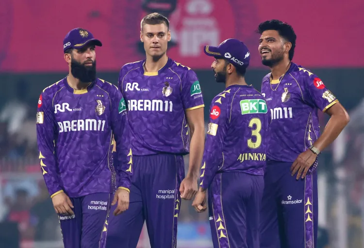 IPL 2025: Varun and Moeen each claim two wickets as KKR limits RR to 151/9