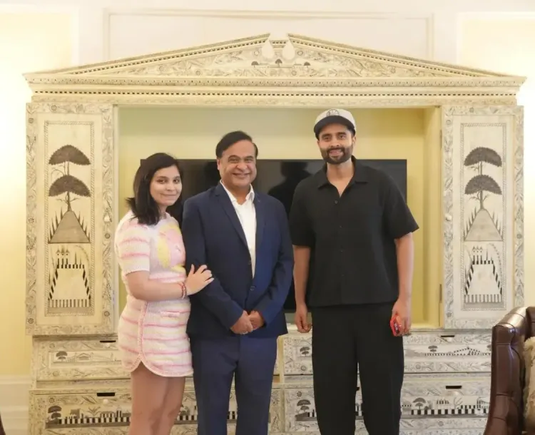 Jackky Bhagnani Engages with Assam's Chief Minister Himanta Biswa Sarma