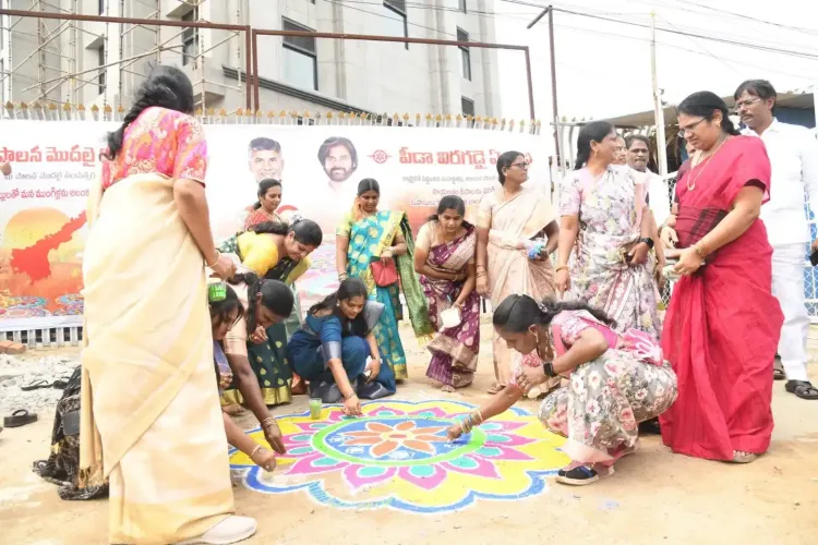 How did Jana Sena commemorate the 'festival of good governance' one year after their victory?