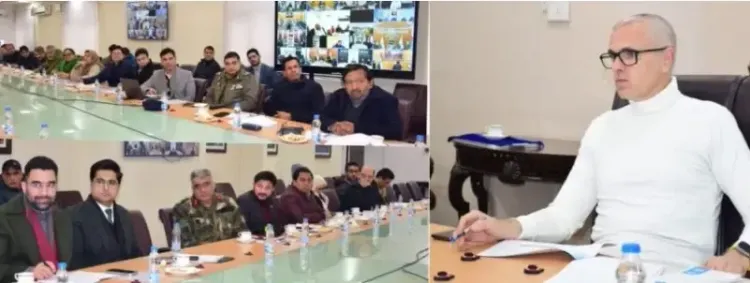 Jammu & Kashmir Chief Minister Initiates Joint Control Rooms for Winter Complaints