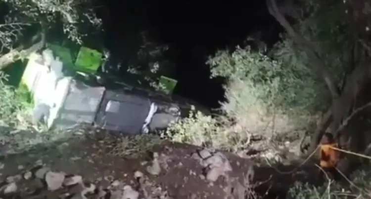 Tragic Accident in J&K: Driver Dies as Pilgrim Bus Falls into Gorge