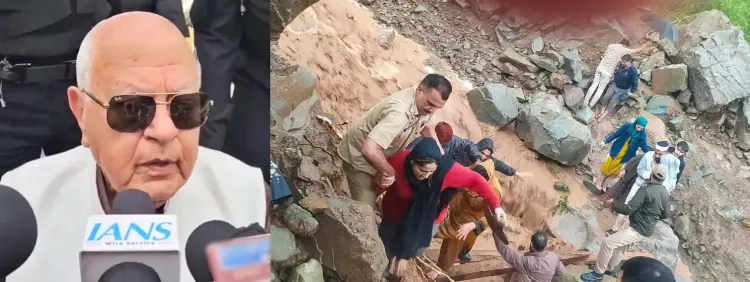Farooq Abdullah Calls for Relocation of Families Affected by Ramban Flash Floods