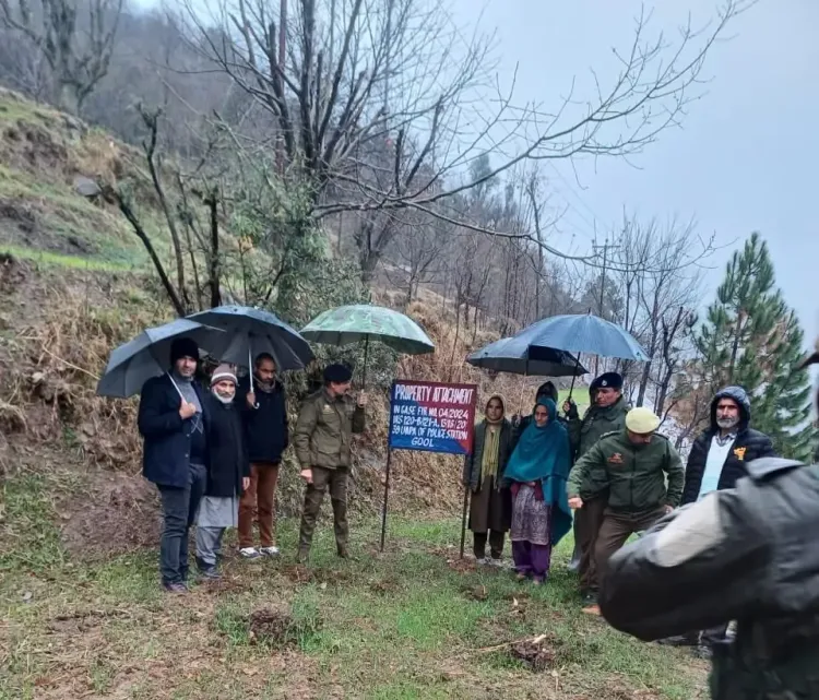 Properties of Five Hizbul Terrorists Seized in Ramban, J&K