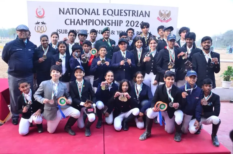 Jr National Equestrian: Bhoowan and Arshad Shine as Championship Ends with Record Participation