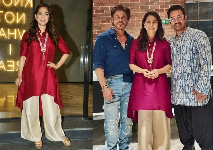 Juhi Chawla Remembers Moments with SRK and Aamir Khan