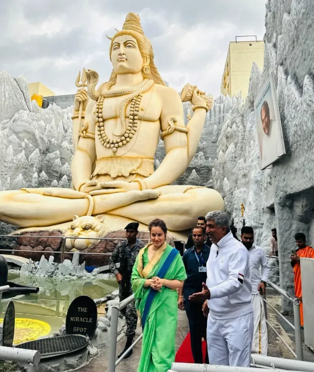 Did Kangana Ranaut Find Inner Peace at the Shivoham Shiva Temple?