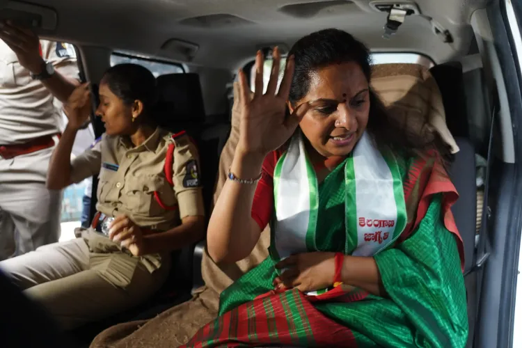 Why Was Kavitha Detained During the Protest Over Bus Pass Fare Increases?