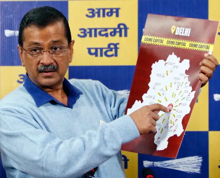 Kejriwal Criticizes Central Government for Rising Crime in Delhi