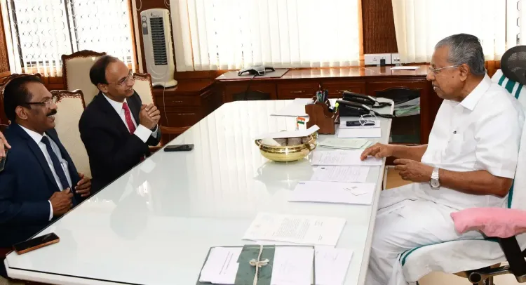 Kerala: Prominent Banker Engages with Pinarayi Vijayan