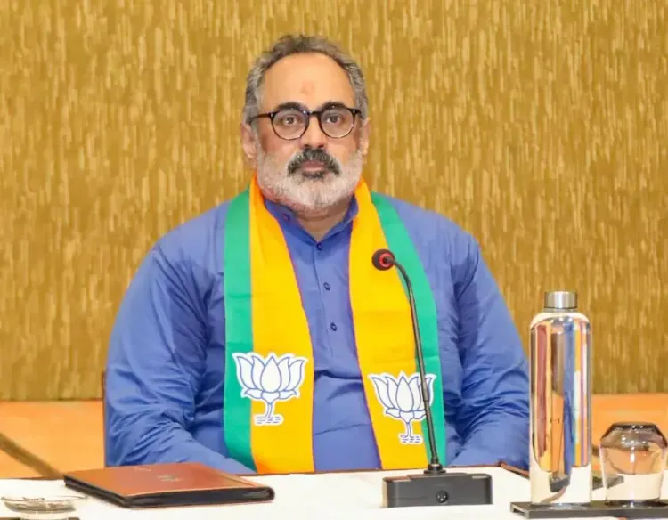 Chandrasekhar, the new BJP chief in Kerala, confronts his initial challenge - uncovering the smear poster campaign