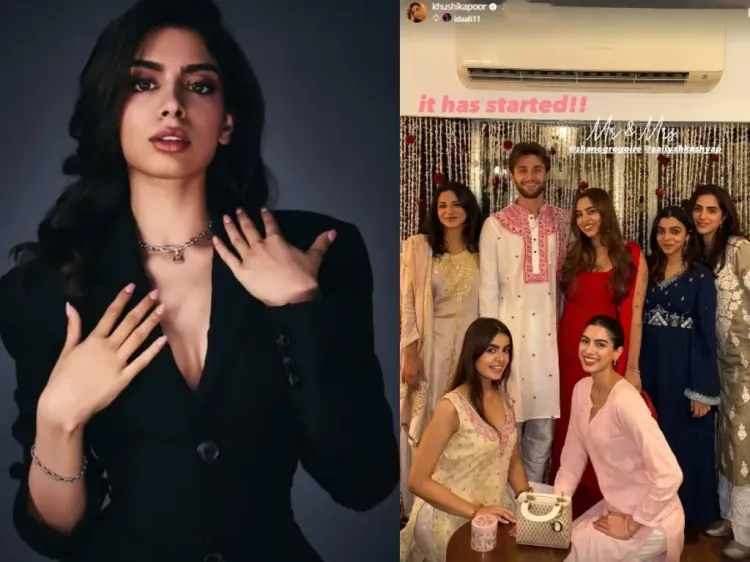 Khushi Kapoor and Friends Prepare for Aaliya Kashyap’s Wedding