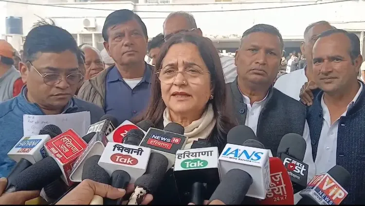 Kiran Choudhry Criticizes Hooda Clan for Betraying Haryana