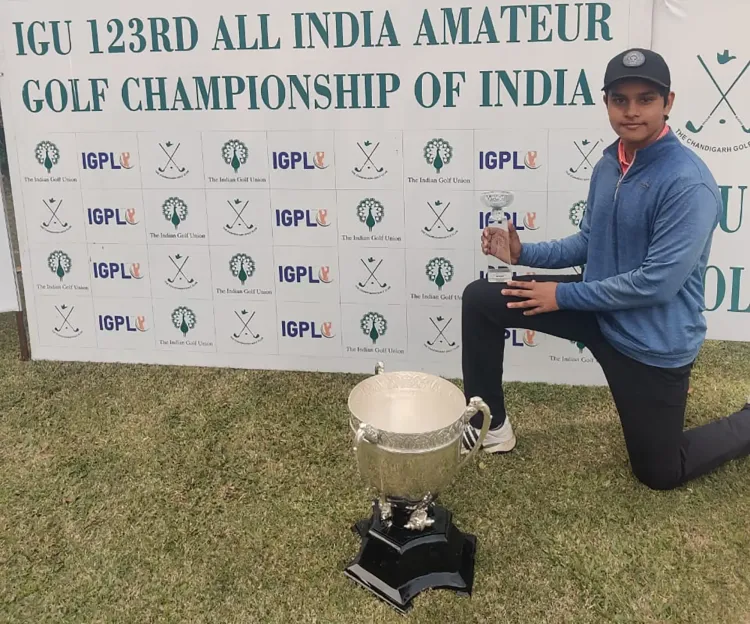 Anshul Mishra, a 16-Year-Old from Kolkata, Clinches the 123rd All-India Amateur Golf Championship Title
