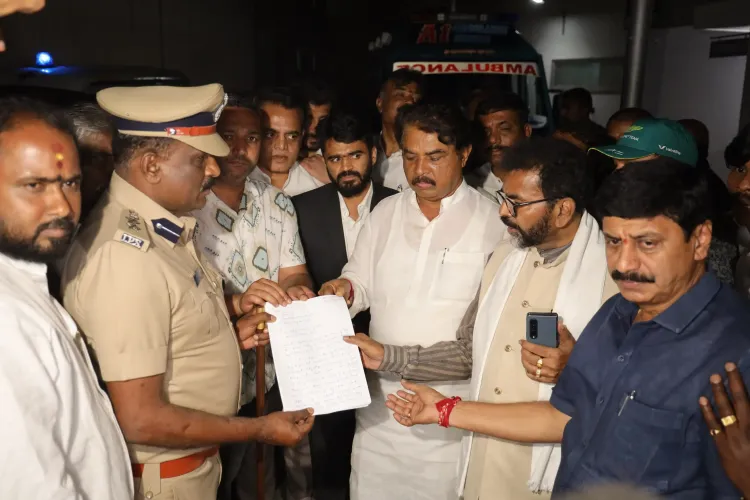 Karnataka BJP Protests for Inclusion of Congress MLAs in FIR Related to Party Worker’s Suicide