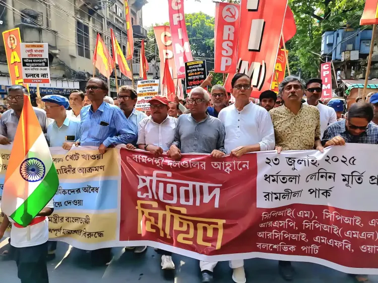 Are Left Parties in Kolkata Rallying Against Harassment of Bengalis in BJP-ruled States?