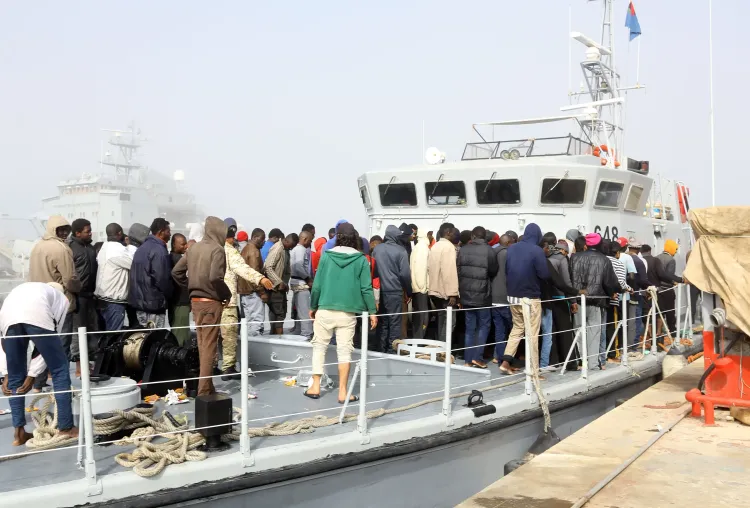 Libyan Coast Guard Rescues 88 Migrants at Sea