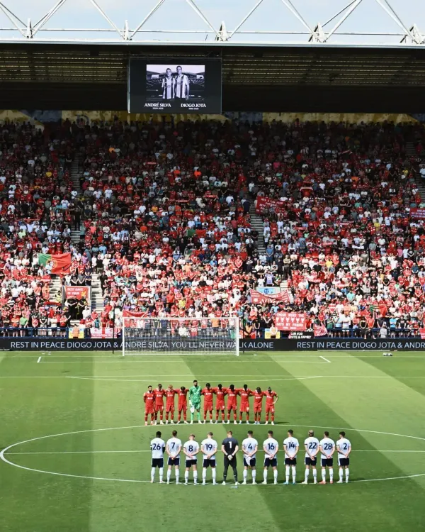 How Did Liverpool Honor Diogo Jota and Andre Silva in Their Pre-Season Opener?
