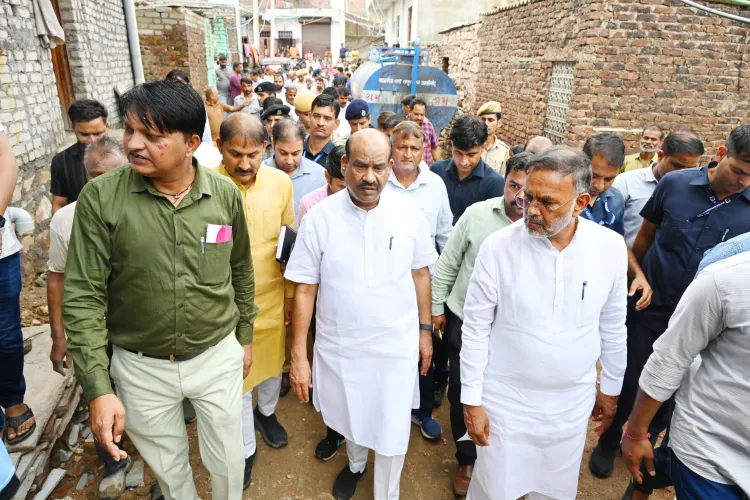 How is Lok Sabha Speaker Om Birla Addressing Rain-Affected Areas in Kota?