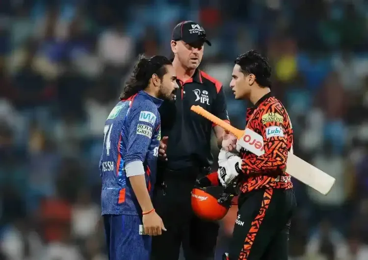 Why Did LSG's Digvesh Receive a One-Game Suspension while SRH's Abhishek Faced a Fine?