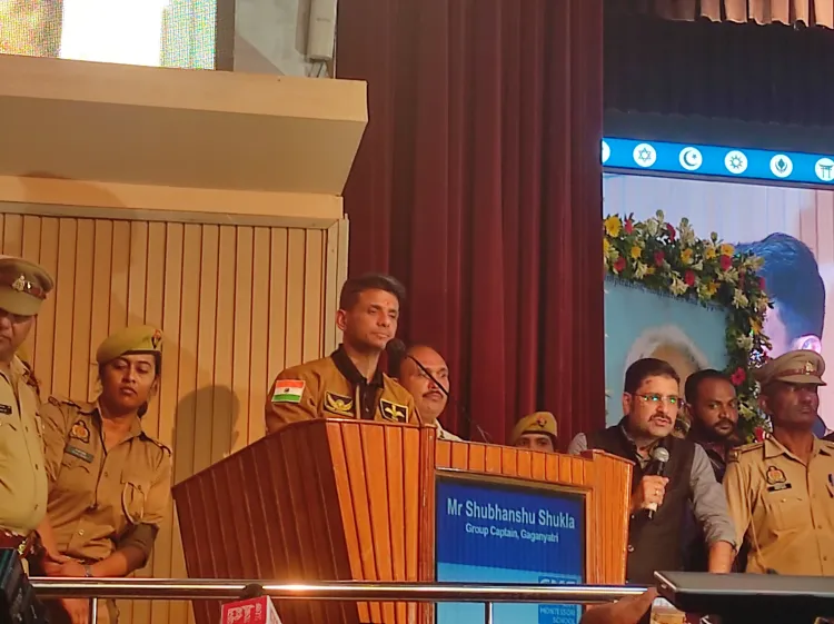 क्या शुभांशु शुक्ला ने बच्चों को '2040 मून लैंडिंग' का मंत्र दिया?