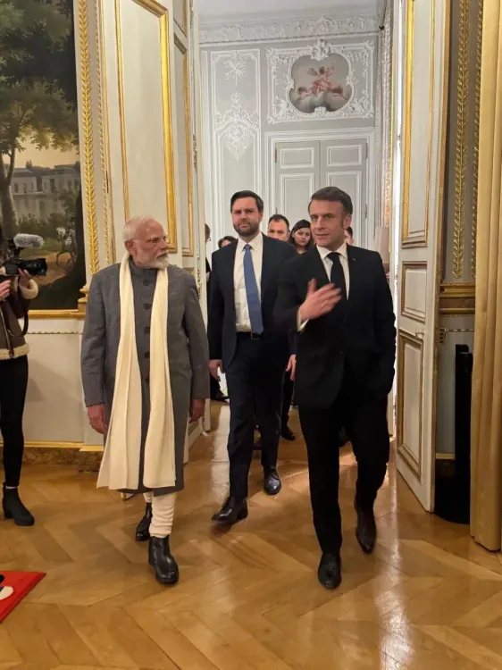 Macron's Dinner in Paris Unites PM Modi and US VP Vance