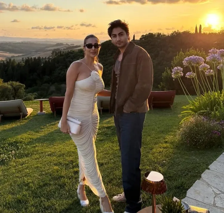 Is Malaika Arora Enjoying Quality Time with Son Arhaan in Tuscany?