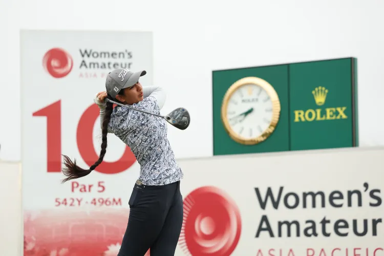 Mannat Brar Posts Outstanding 67, Ranks in Top-10 at Women's Asia-Pacific Golf Championship